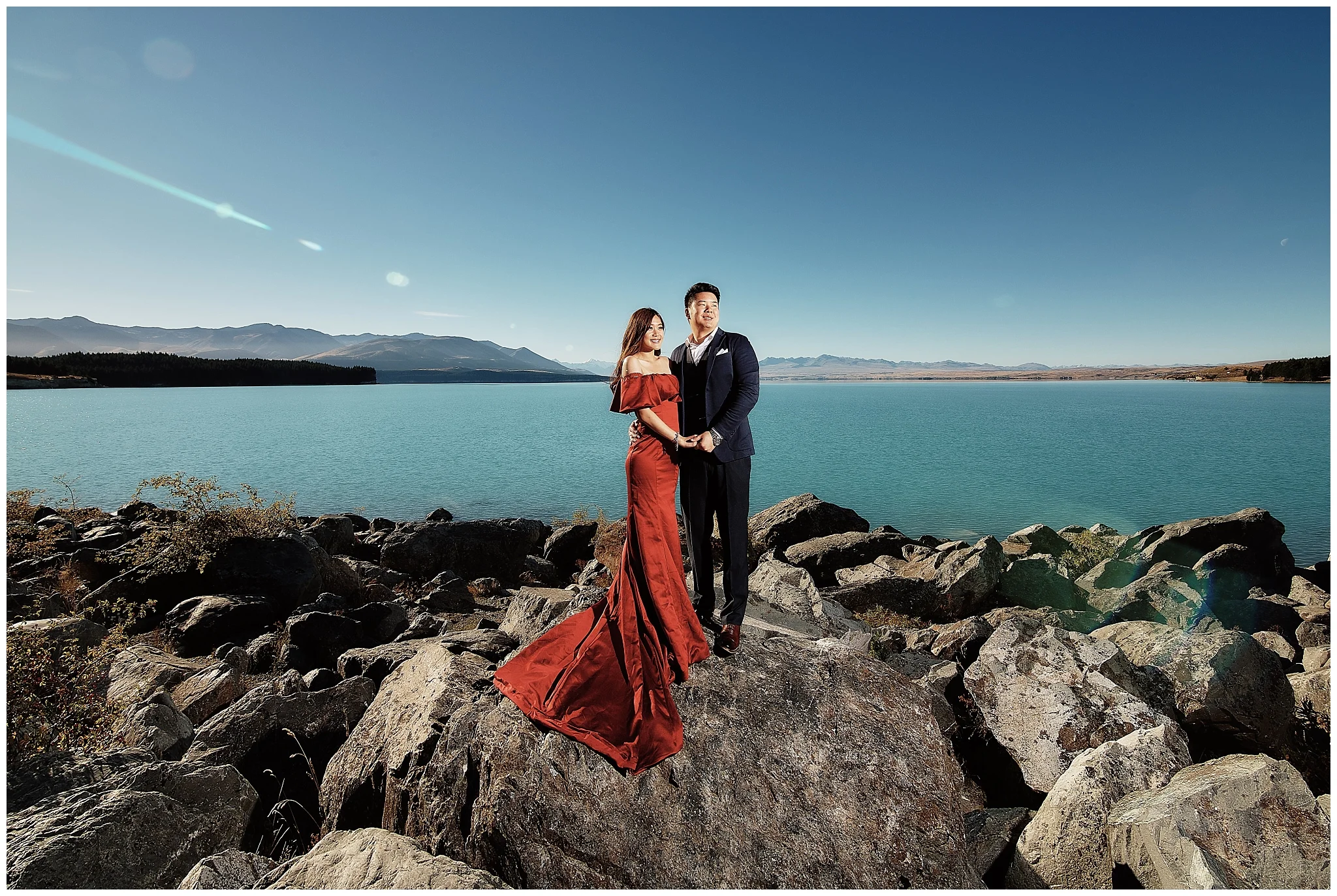 Queenstown Tekapo New Zealand Prewedding Wedding Photographer  ニュージーランド クイーンズタウン テカポ ウェディング 前撮り フォト