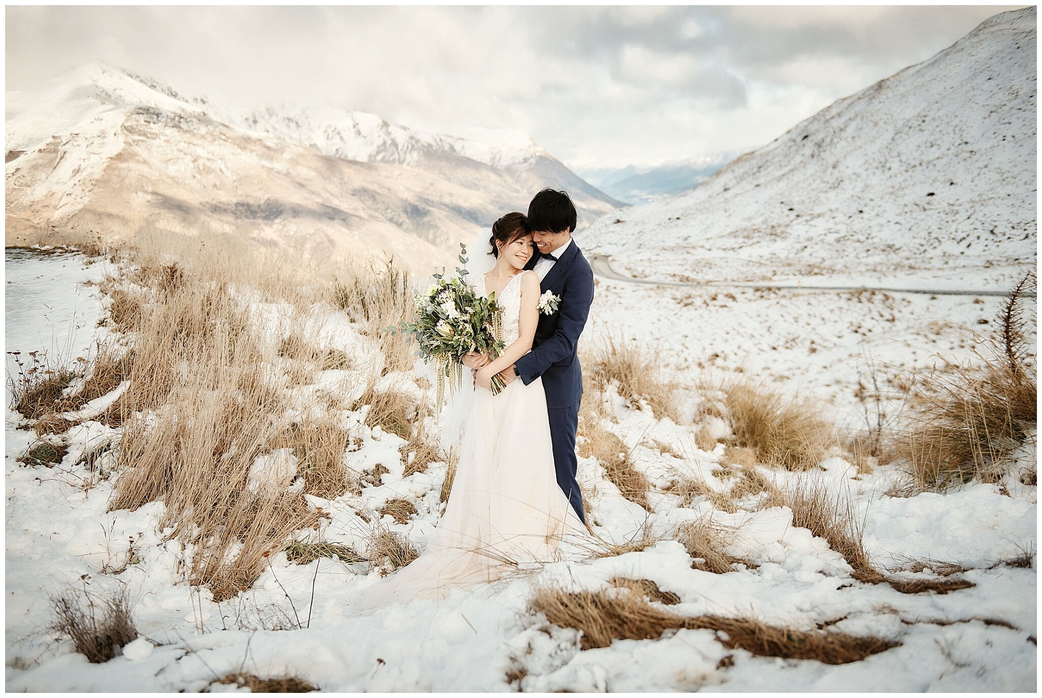 Queenstown Prewedding Wedding Photographer ニュージーランド ウェディング 前撮り フォトグラファー クイーンズタウン テカポ