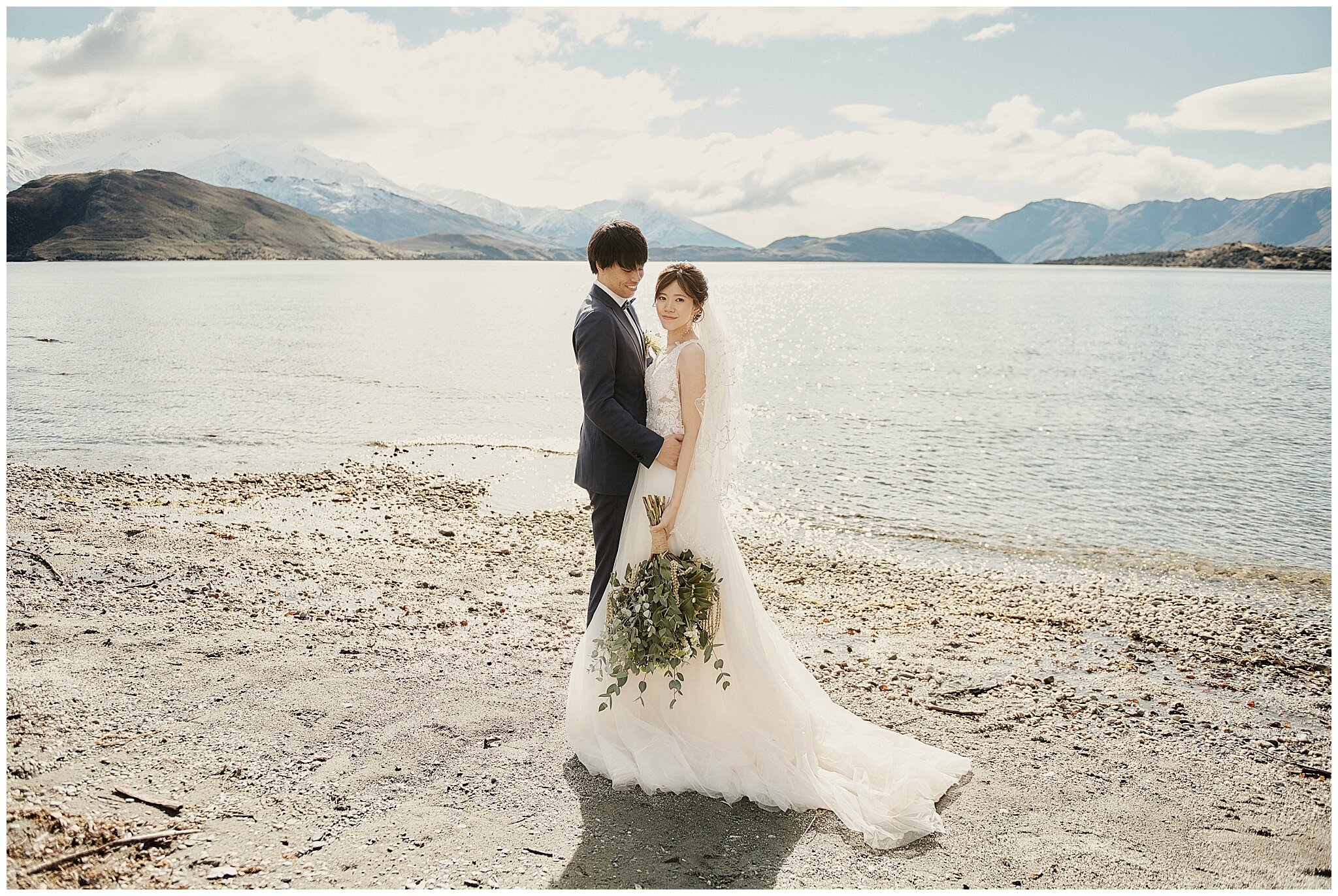 Queenstown Wanaka Prewedding Winter Wedding ニュージーランド ウェディング 前撮り フォトグラファー クイーンズタウン テカポ