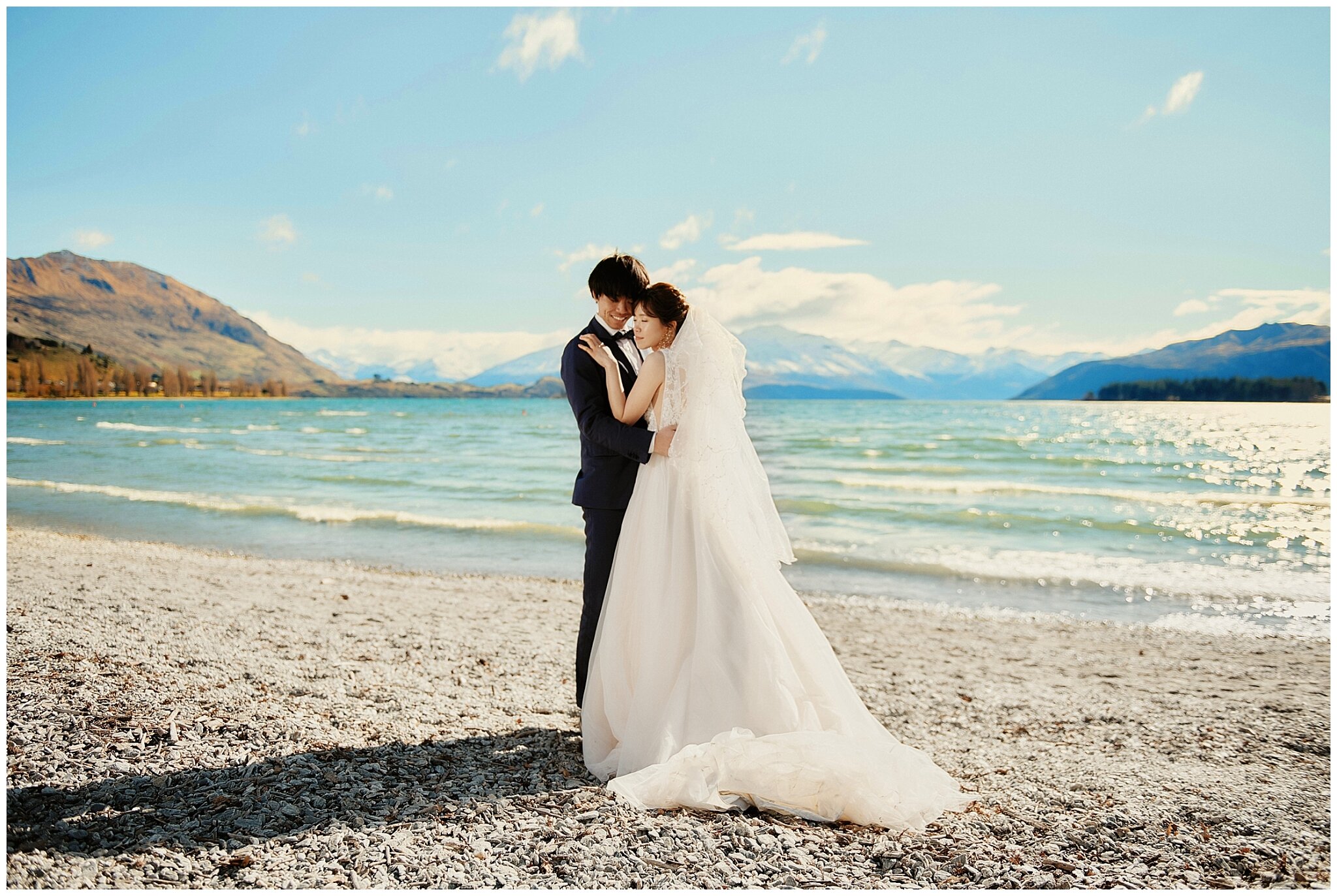 Queenstown Wanaka Prewedding Winter Wedding ニュージーランド ウェディング 前撮り フォトグラファー クイーンズタウン テカポ