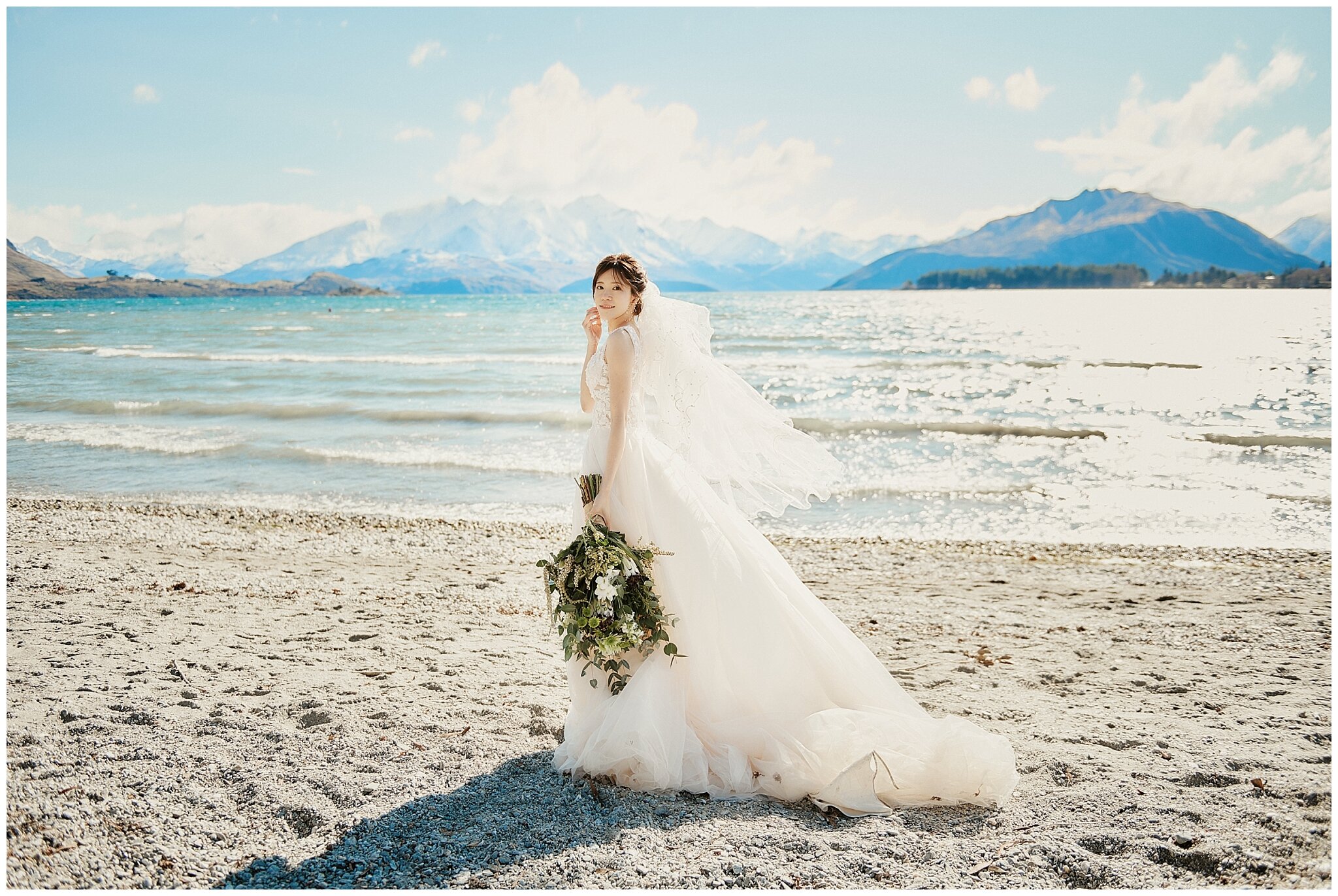Queenstown Wanaka Prewedding Winter Wedding ニュージーランド ウェディング 前撮り フォトグラファー クイーンズタウン テカポ