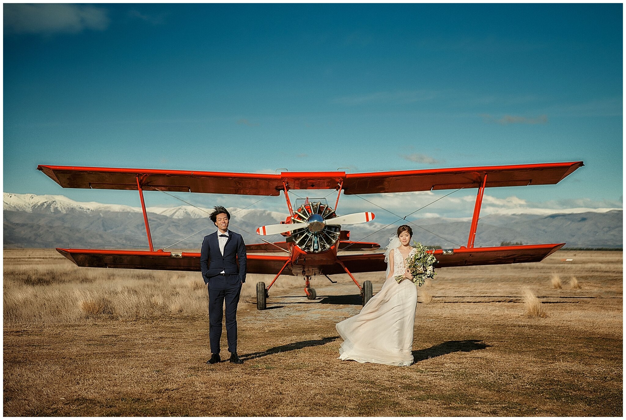 Queenstown Tekapo Prewedding Winter Wedding ニュージーランド ウェディング 前撮り フォトグラファー クイーンズタウン テカポ