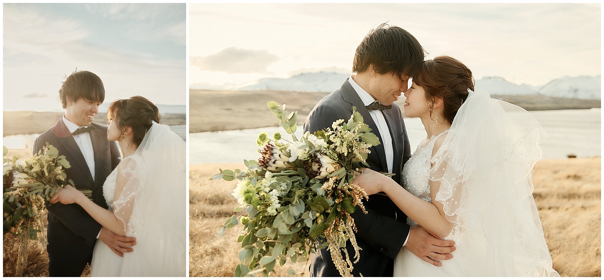 Queenstown Tekapo Prewedding Winter Wedding ニュージーランド ウェディング 前撮り フォトグラファー クイーンズタウン テカポ