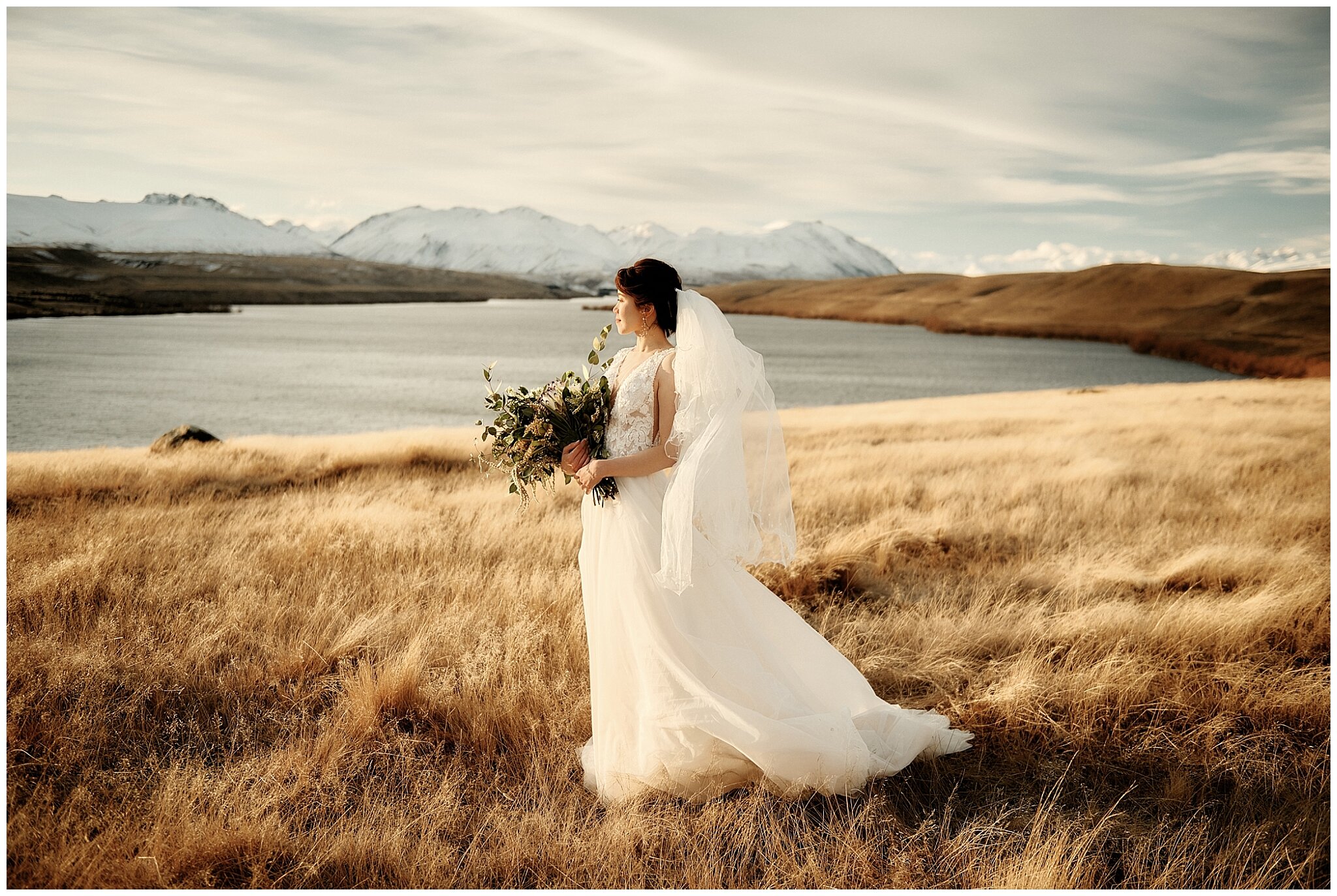Queenstown Tekapo Prewedding Winter Wedding ニュージーランド ウェディング 前撮り フォトグラファー クイーンズタウン テカポ