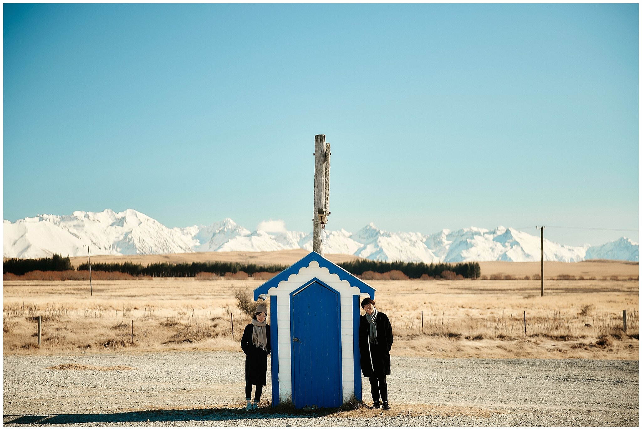 Lake Pukaki New Zealand Wedding Engagement Shoot
