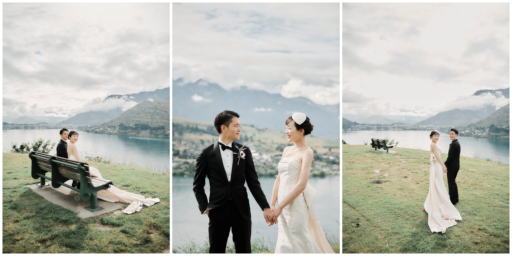 Queenstown and Lake Tekapo, New Zealand Pre-Wedding Shootクイーンズタウンとテカポ、ニュージーランドで撮る素敵な前撮りフォトウェディング ヘリウェディング　ウェディング (Copy)