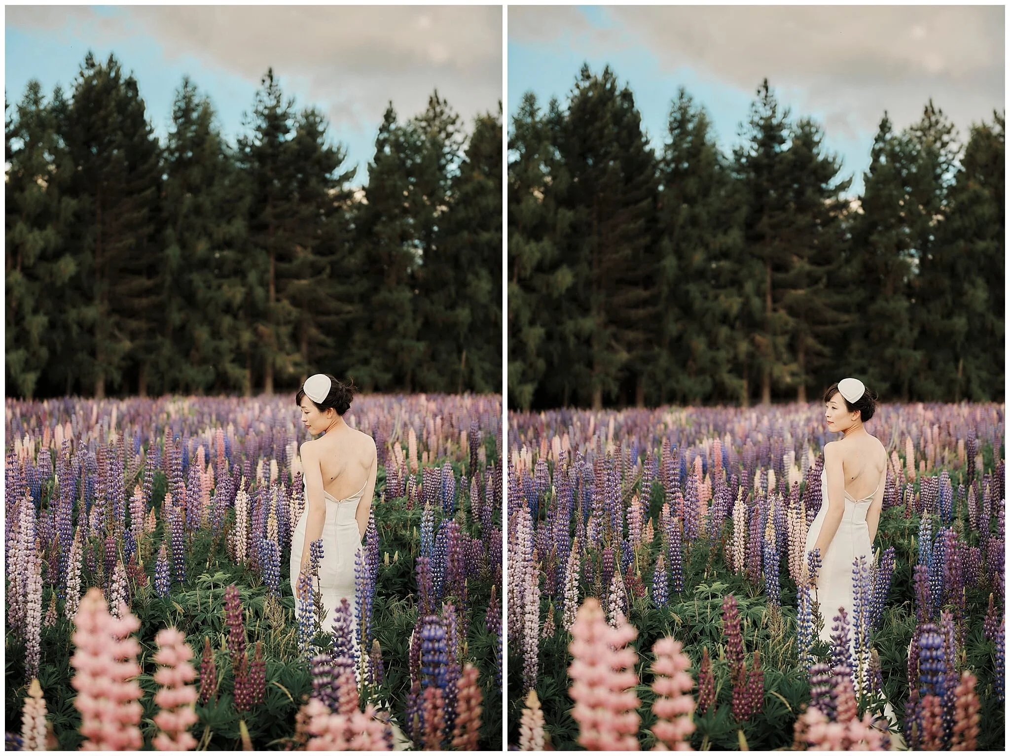 Queenstown and Lake Tekapo, New Zealand Pre-Wedding Shoot クイーンズタウンとテカポ、ニュージーランドで撮る素敵な前撮りフォトウェディング ヘリウェディング　ウェディング