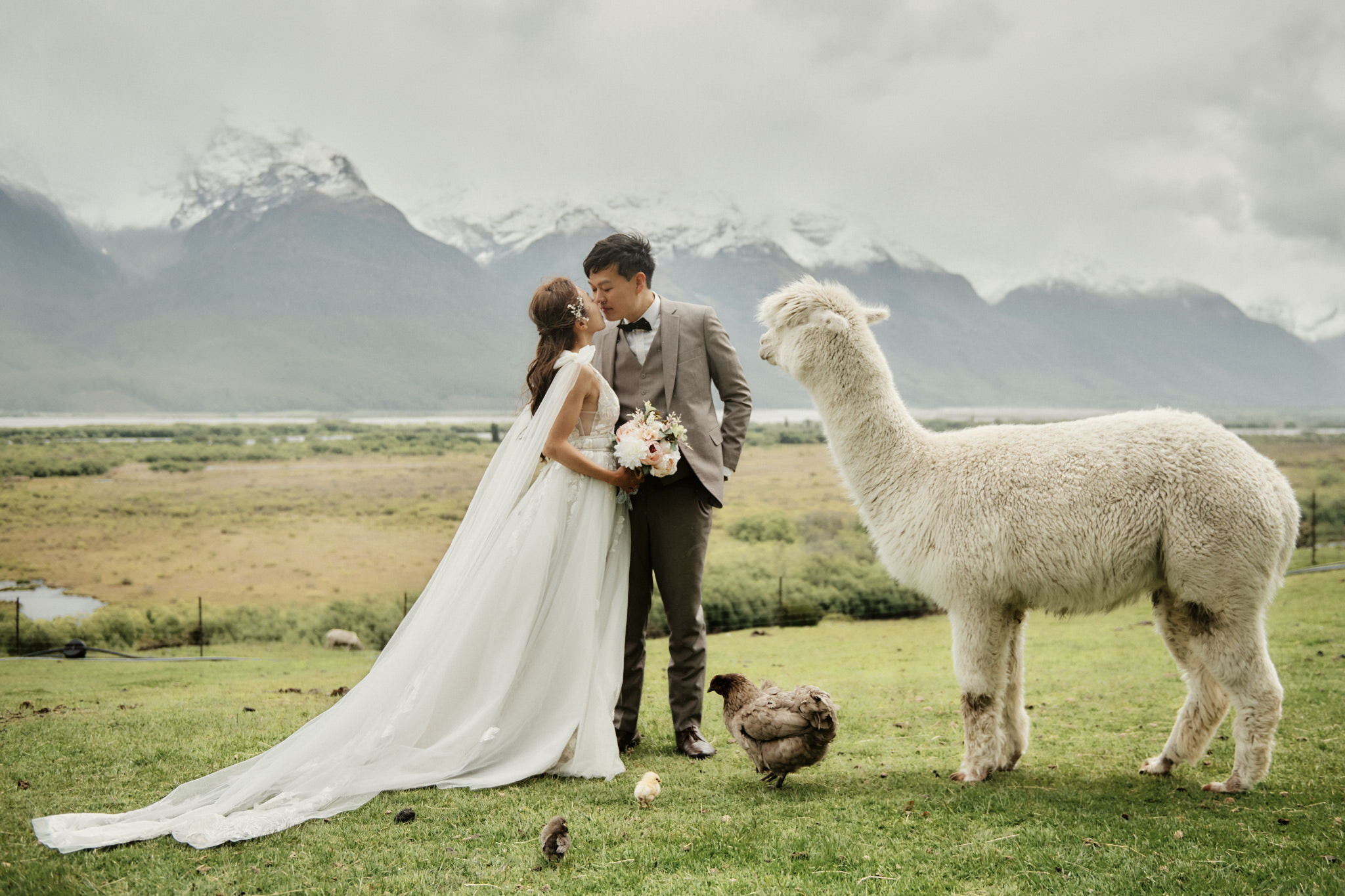 ニュージーランド　ウェディング　前撮り　フォト