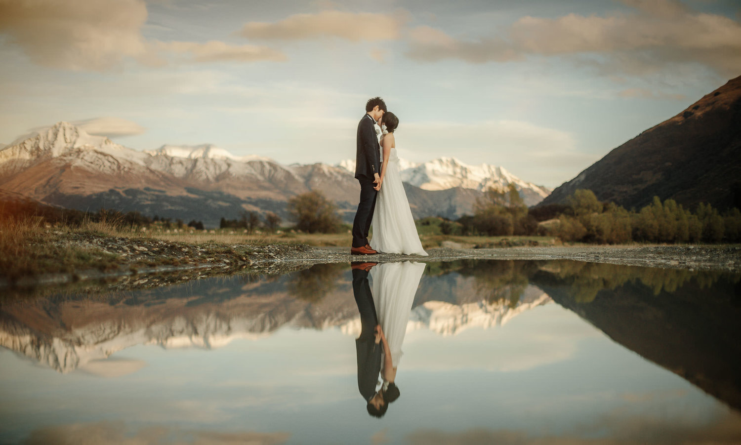 ニュージーランド　ウェディング　前撮り　フォト