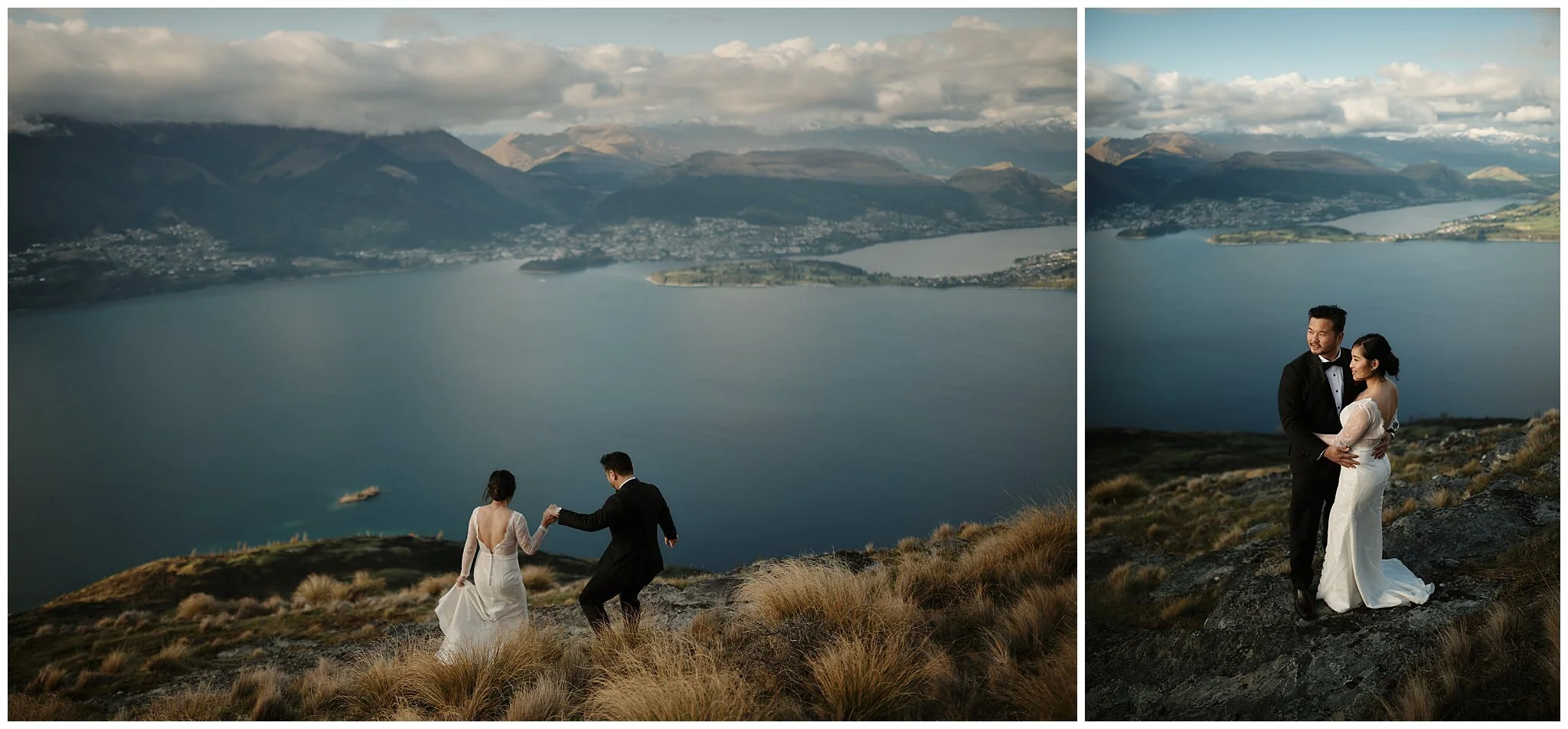 ニュージーランド　ウェディング　ヘリコプター　ヘリウェディング