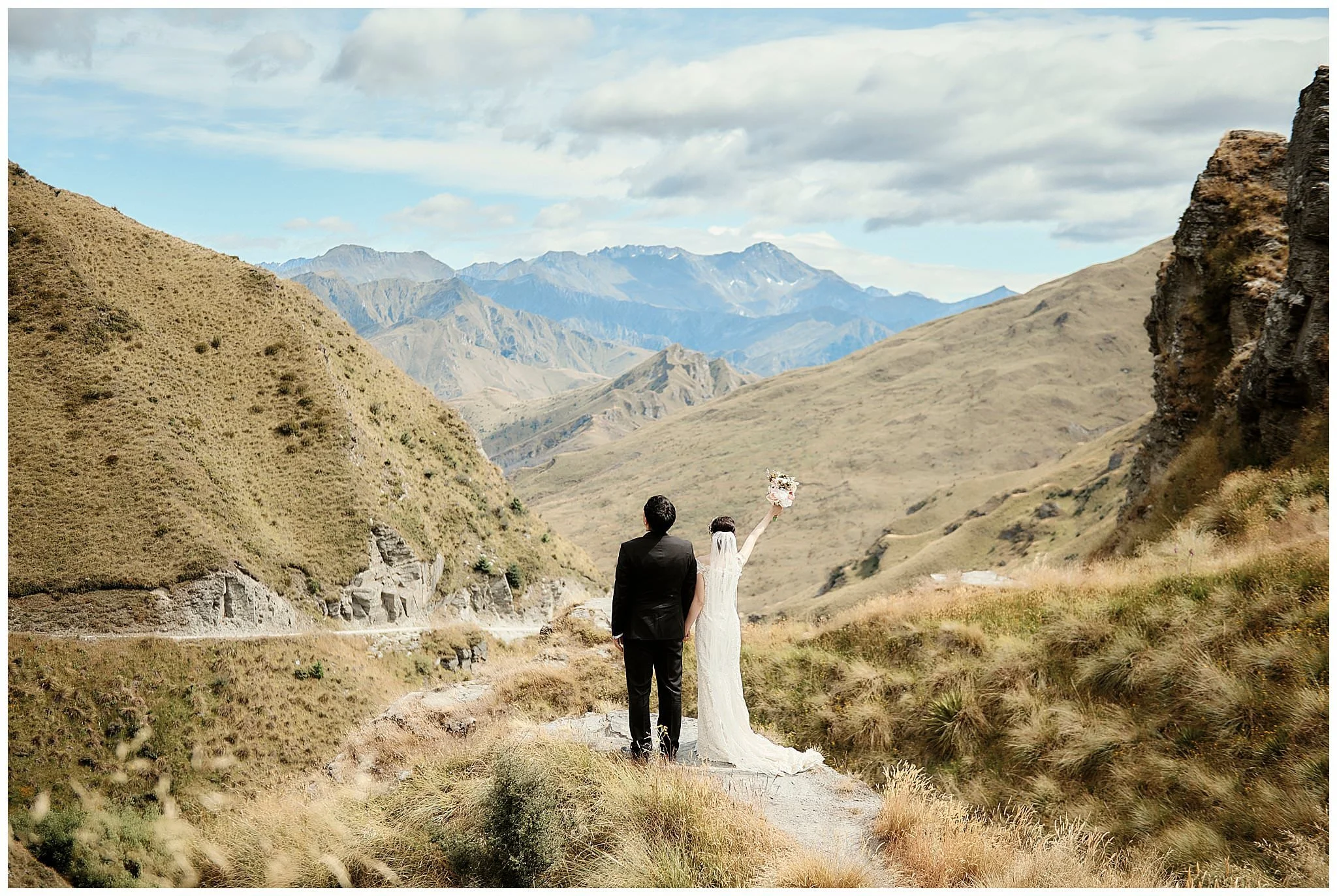 ニュージーランド　南島　クイーンズタウン　テカポ湖　ウェディング (Copy)