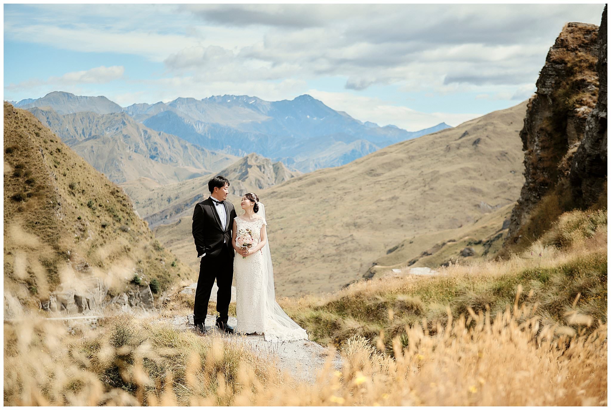 ニュージーランド　南島　クイーンズタウン　テカポ湖　ウェディング (Copy)