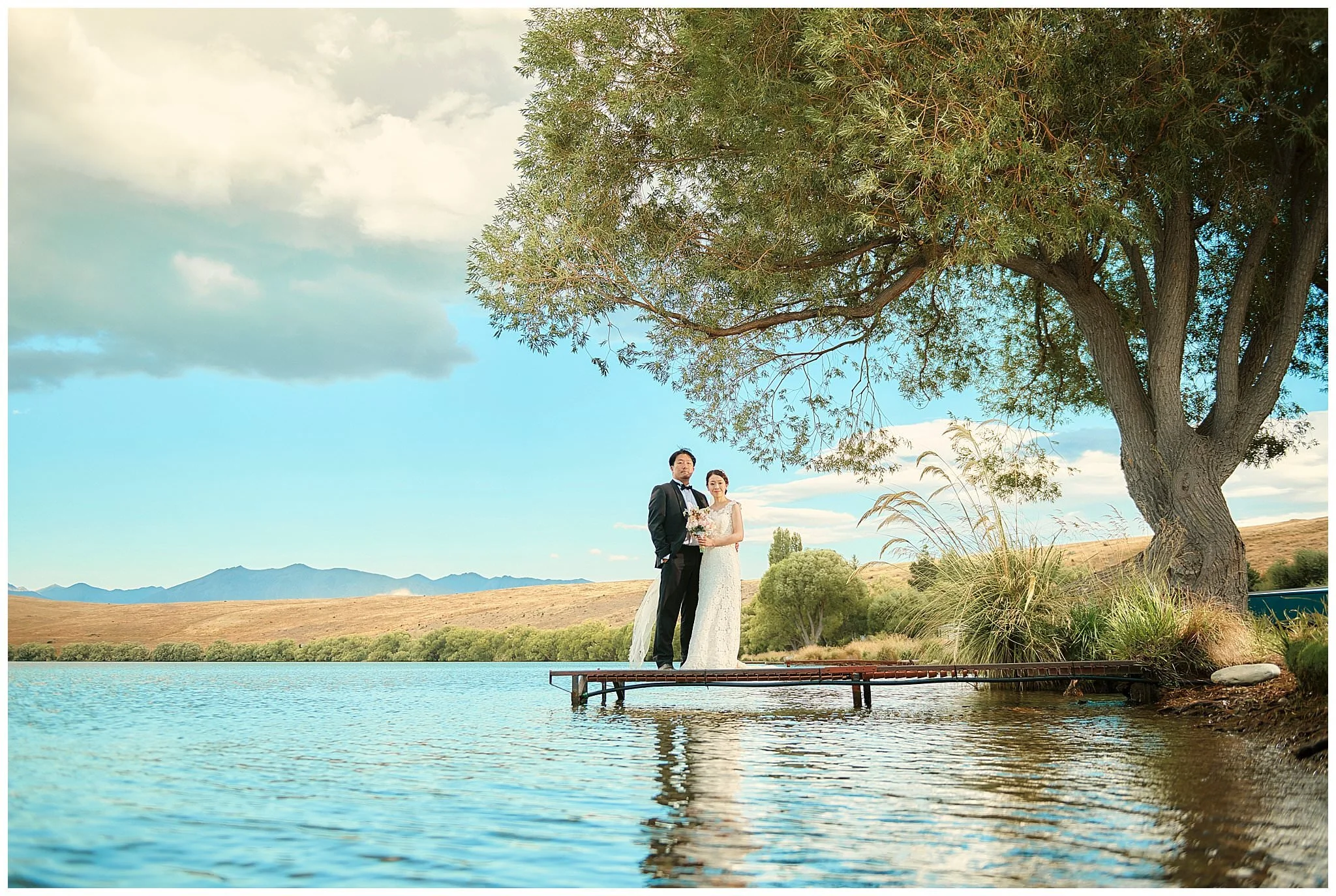 ニュージーランド　南島　クイーンズタウン　テカポ湖　ウェディング (Copy)