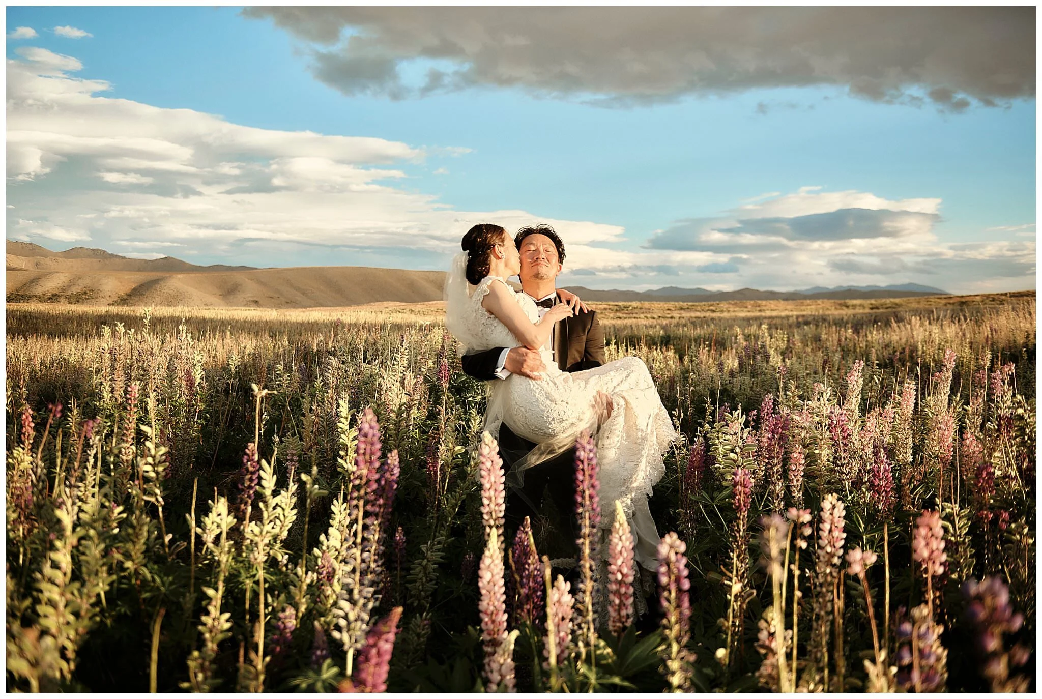 ニュージーランド　南島　クイーンズタウン　テカポ湖　ウェディング (Copy)