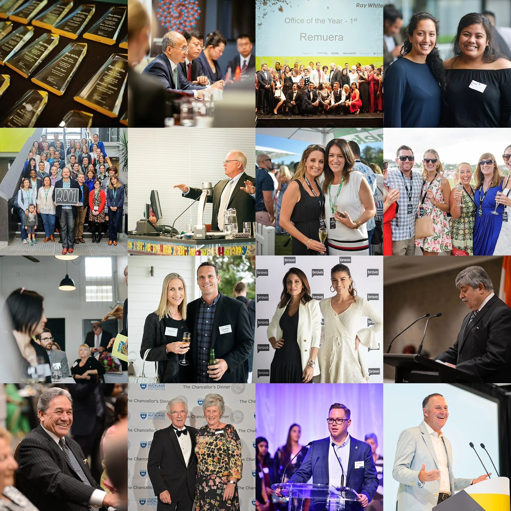 元総理大臣ジョン・キー氏、現在副総理のウィンストン・ピーターズ氏などの撮影も行いました。