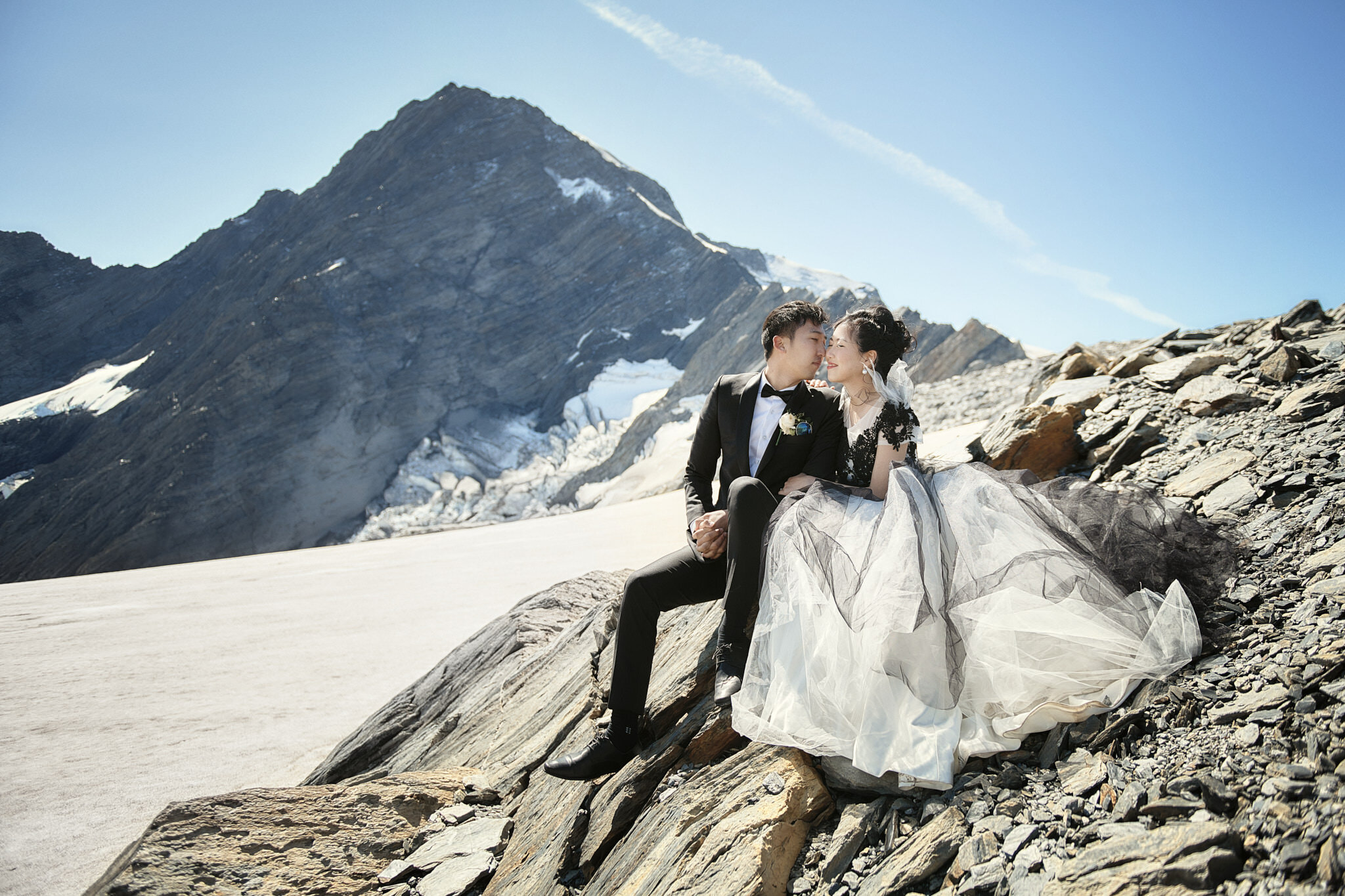 長野｜軽井沢｜穂高岳　ヘリコプターでウェディング前撮り