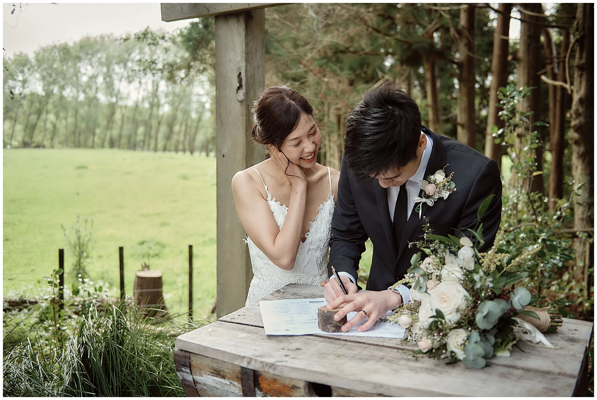 Auckland Kumeu Valley Estate Wedding Photographer
