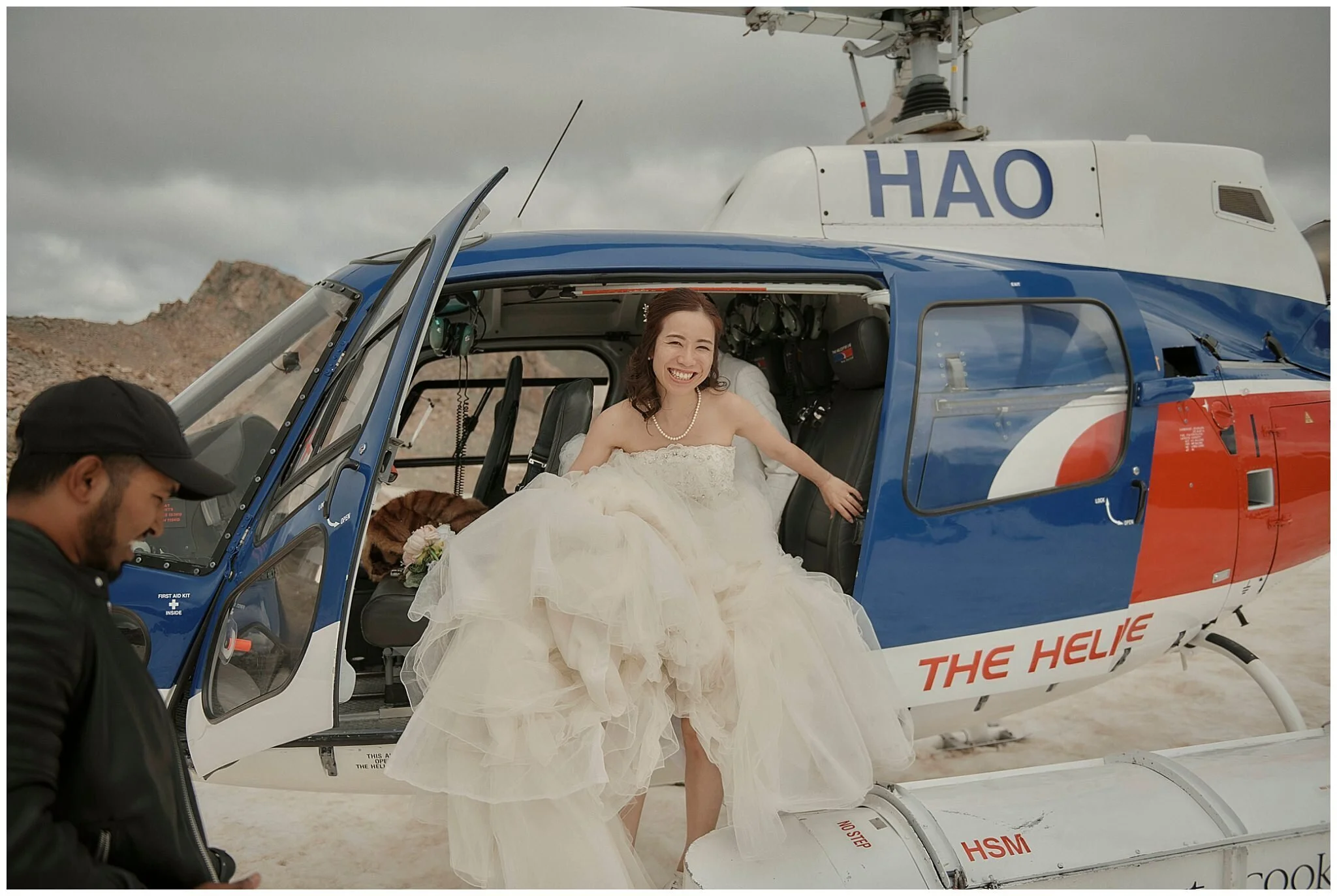 Heli-Wedding in Queenstown, New Zealand | Helicopter Wedding, Destination Wedding, Elopement Wedding, Mountain Weddings