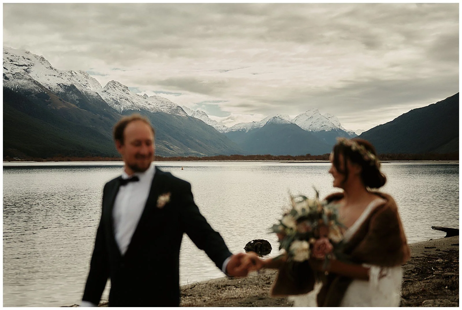 Queenstown Heli Wedding Elopement at Lake Lochnagar