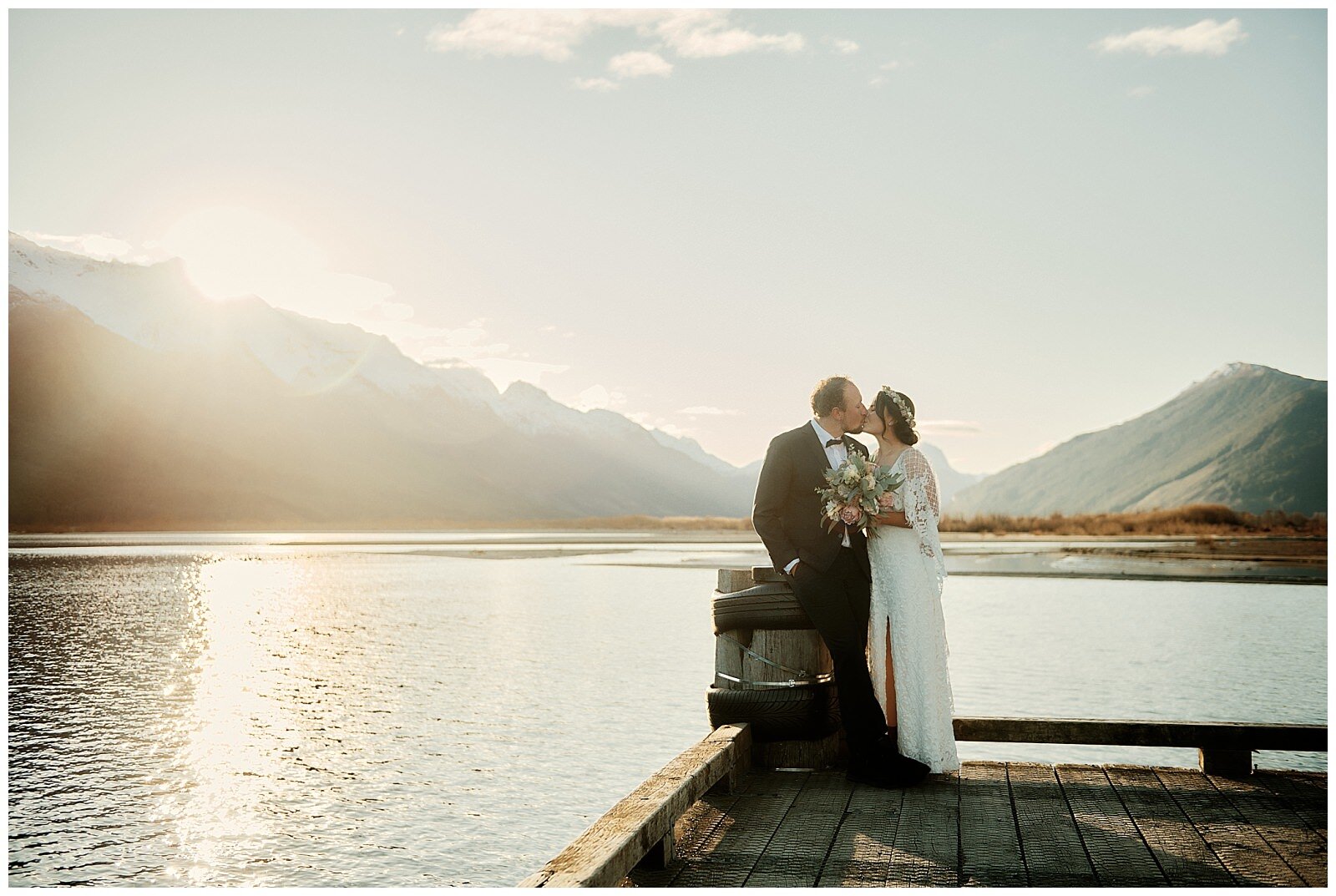 Queenstown Heli Wedding Elopement at Lake Lochnagar