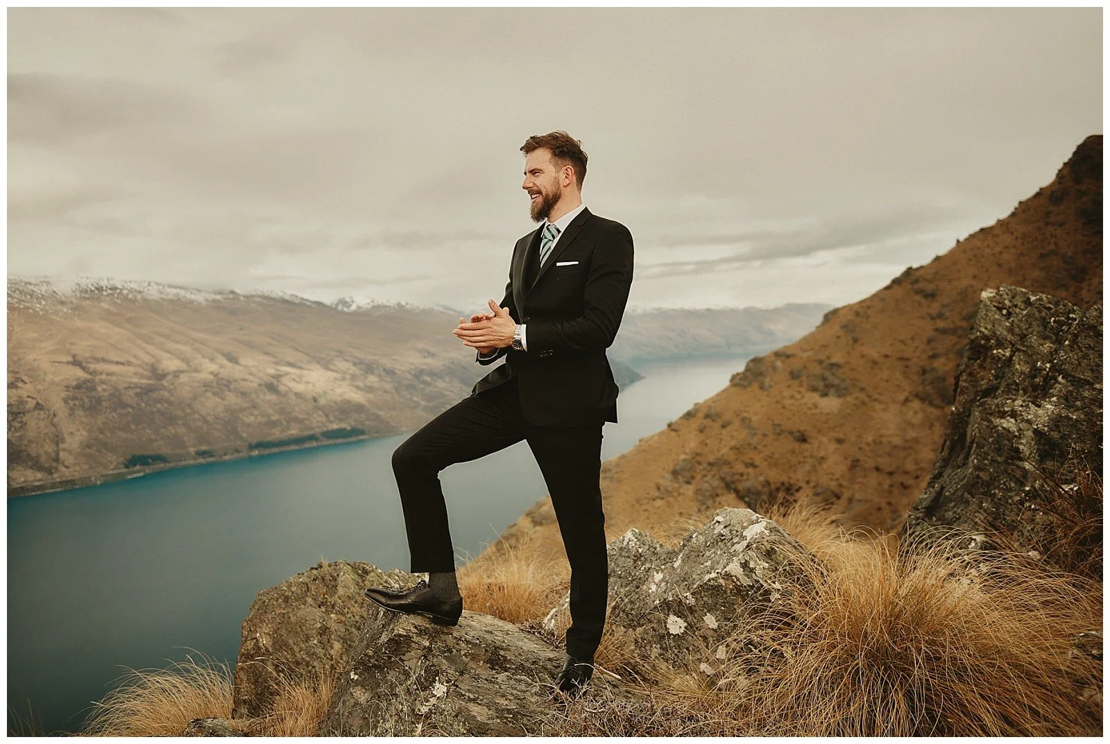 Queenstown Heli Photoshoot and Elopement Wedding at Kamana Lakehouse. Beautiful Sikh Indian Wedding Ceremony followed by a Civil Wedding Ceremony on the Sunshine Terrace.