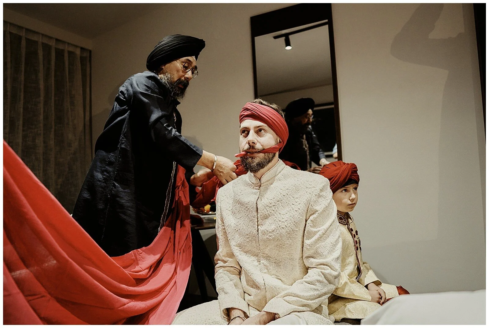 Queenstown Heli Photoshoot and Elopement Wedding at Kamana Lakehouse. Beautiful Sikh Indian Wedding Ceremony followed by a Civil Wedding Ceremony on the Sunshine Terrace.