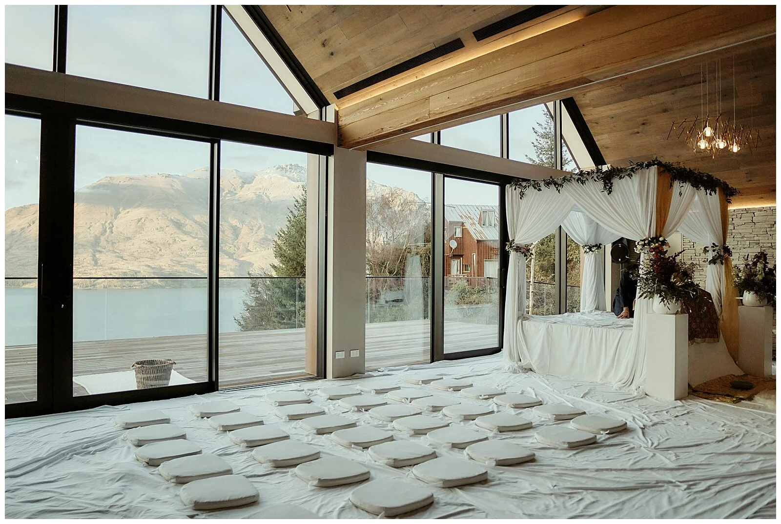 Queenstown Heli Photoshoot and Elopement Wedding at Kamana Lakehouse. Beautiful Sikh Indian Wedding Ceremony followed by a Civil Wedding Ceremony on the Sunshine Terrace.