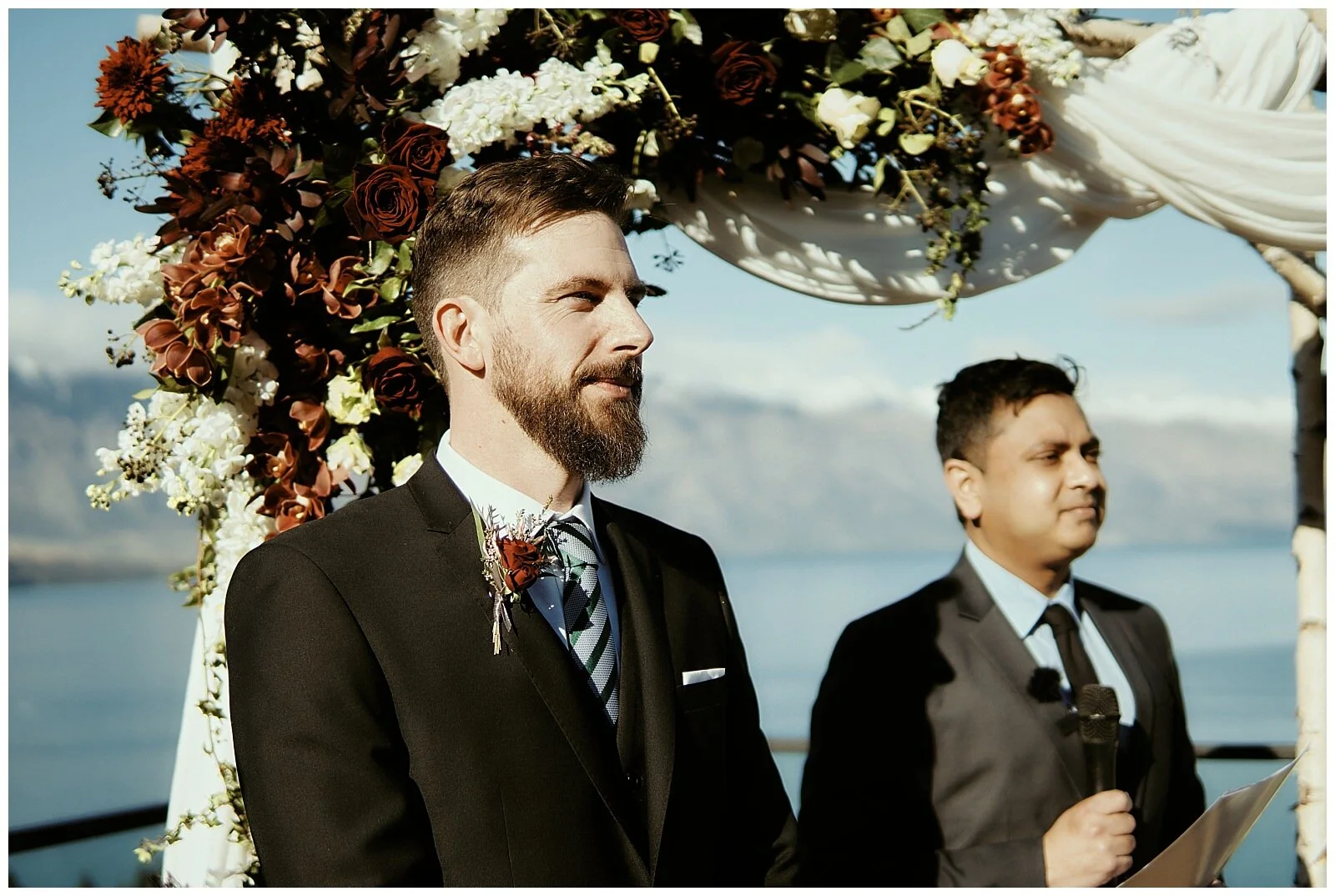 Queenstown Heli Photoshoot and Elopement Wedding at Kamana Lakehouse. Beautiful Sikh Indian Wedding Ceremony followed by a Civil Wedding Ceremony on the Sunshine Terrace.