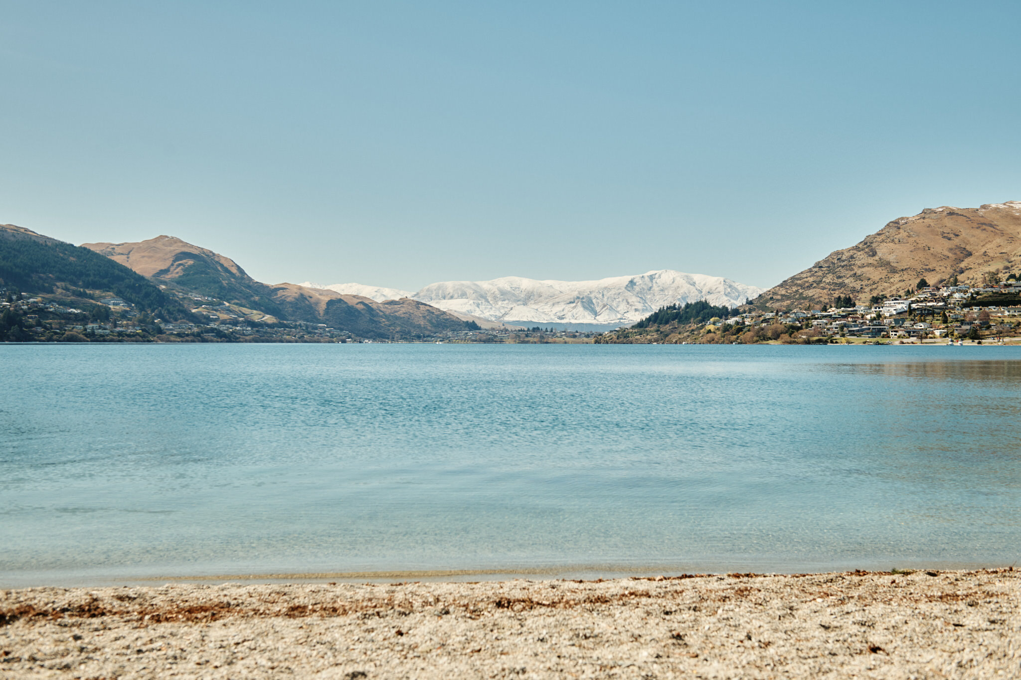 Kelvin Heights facing North towards the Crown Range