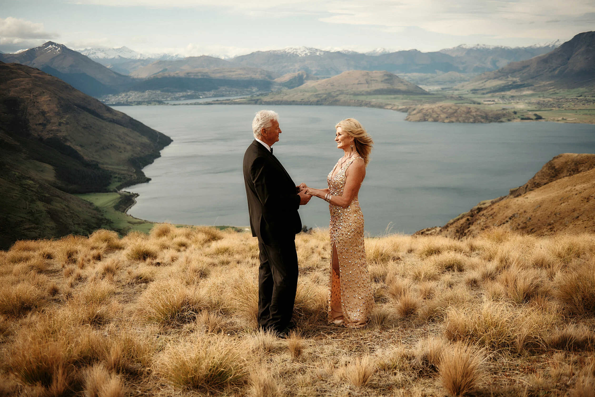 Queenstown Heli Wedding Anniversary Vow Renewal