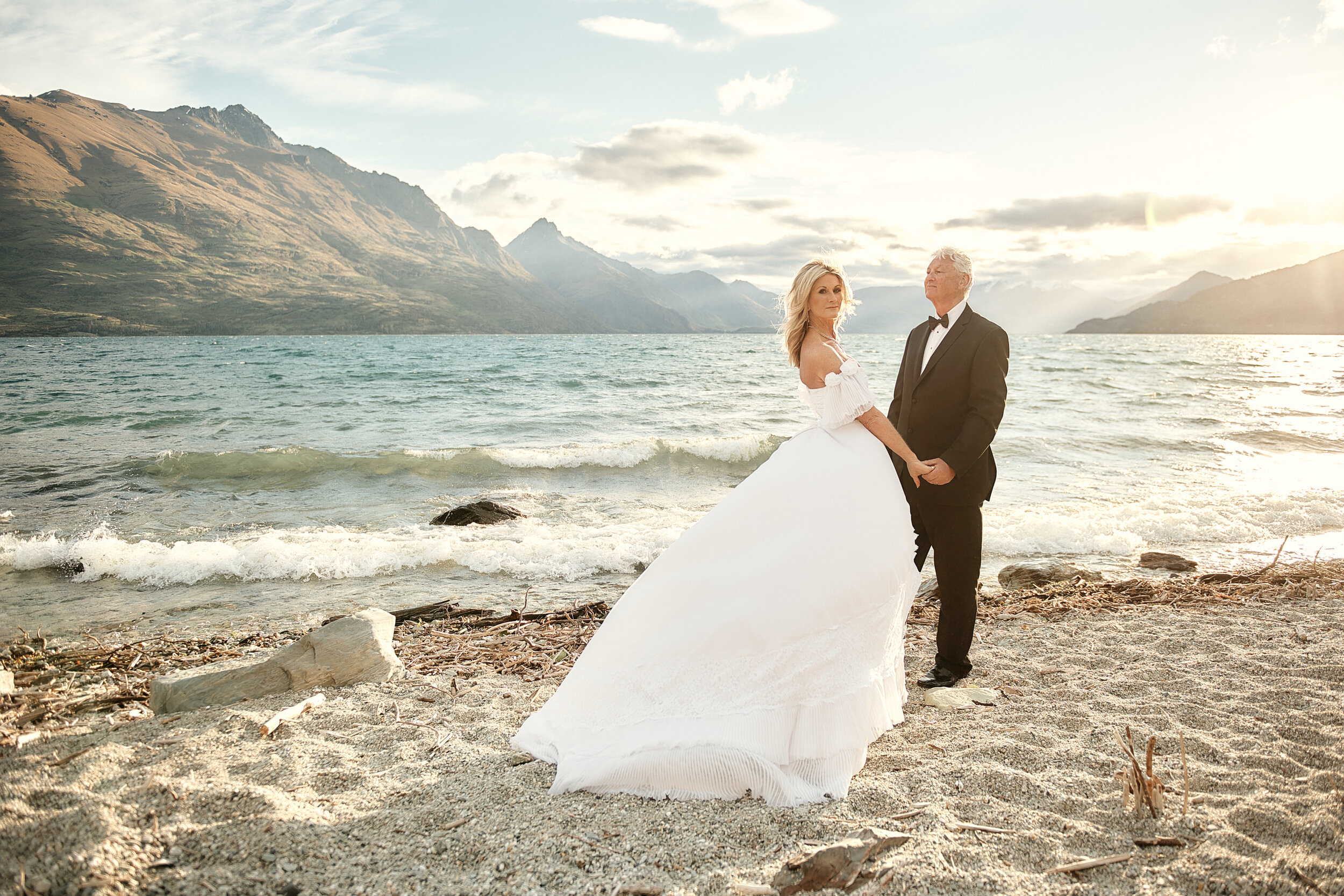 Queenstown Heli Wedding Anniversary Vow Renewal
