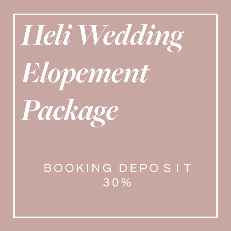 30% Deposit (Heli Wedding Package)