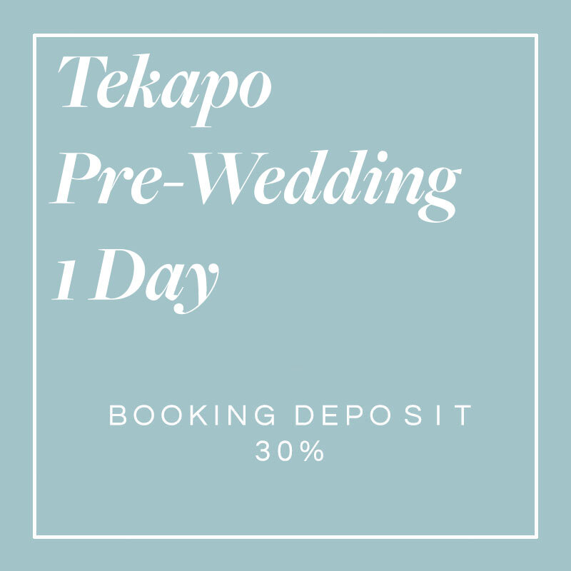 Tekapo 1 Day Pre-Wedding Shoot (30% Deposit)