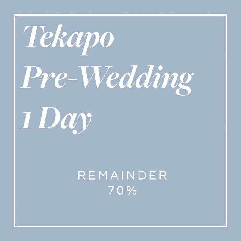 Tekapo 1 Day Pre-Wedding Shoot (70% Remainder)