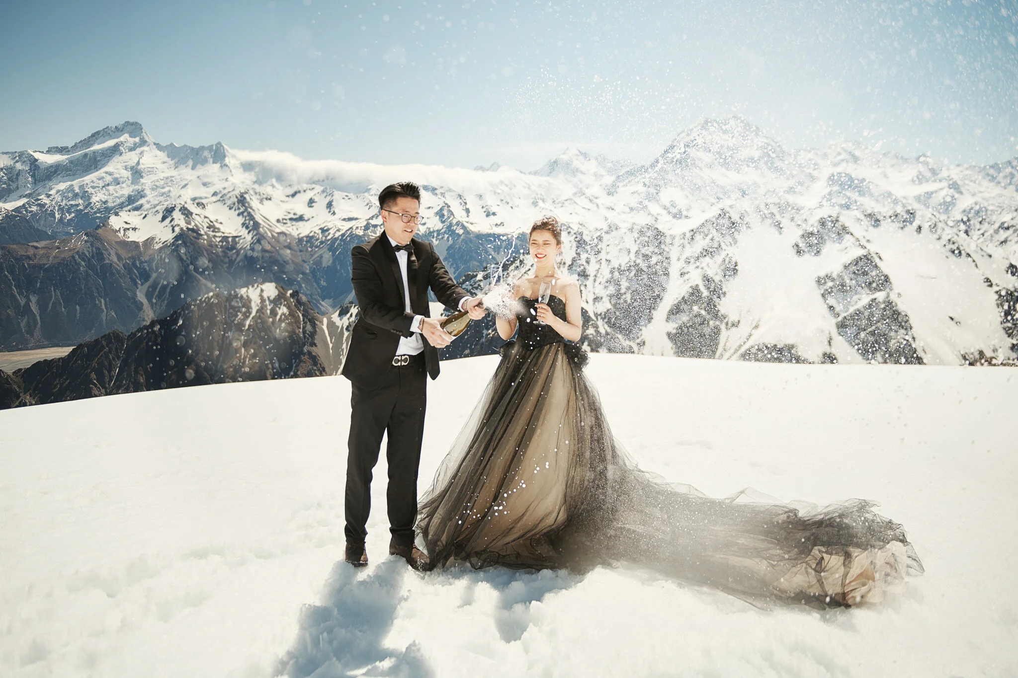 New Zealand Queenstown Tekapo Mt Cook South Island Pre-Wedding Shoot