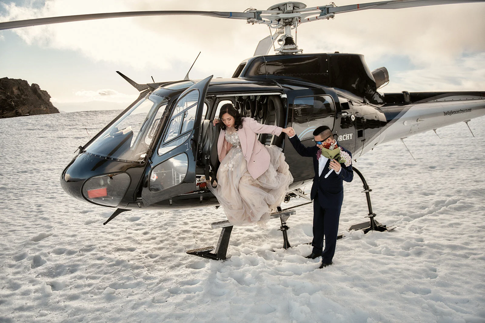 Queenstown Heli Wedding
