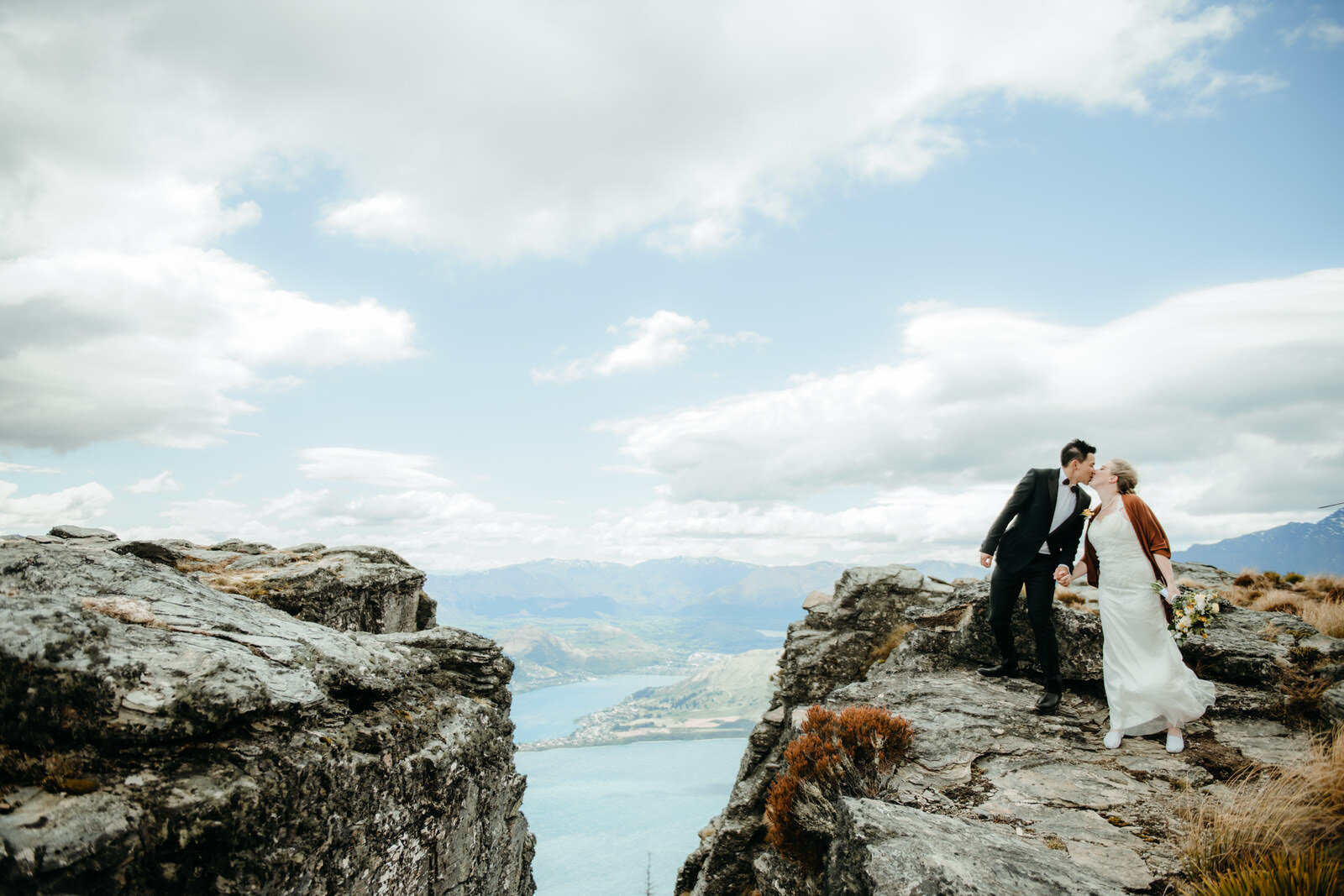 Queenstown Cecil Peak Heli Wedding Elopement