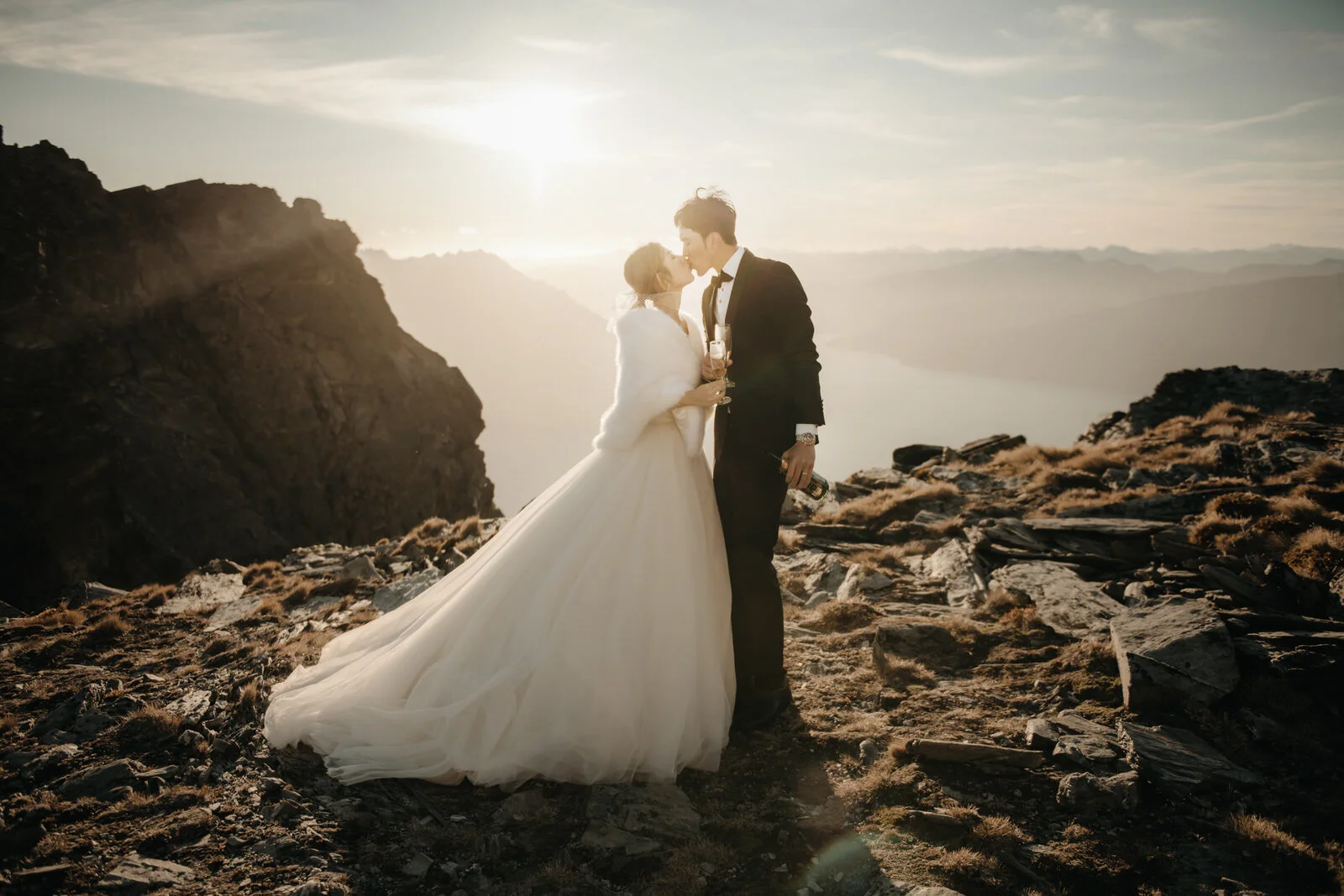 Queenstown Helicopter Pre-Wedding Shoot