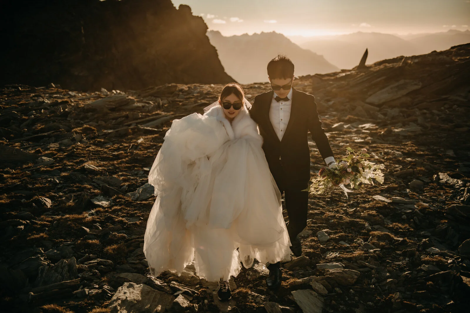 Queenstown Helicopter Pre-Wedding Shoot