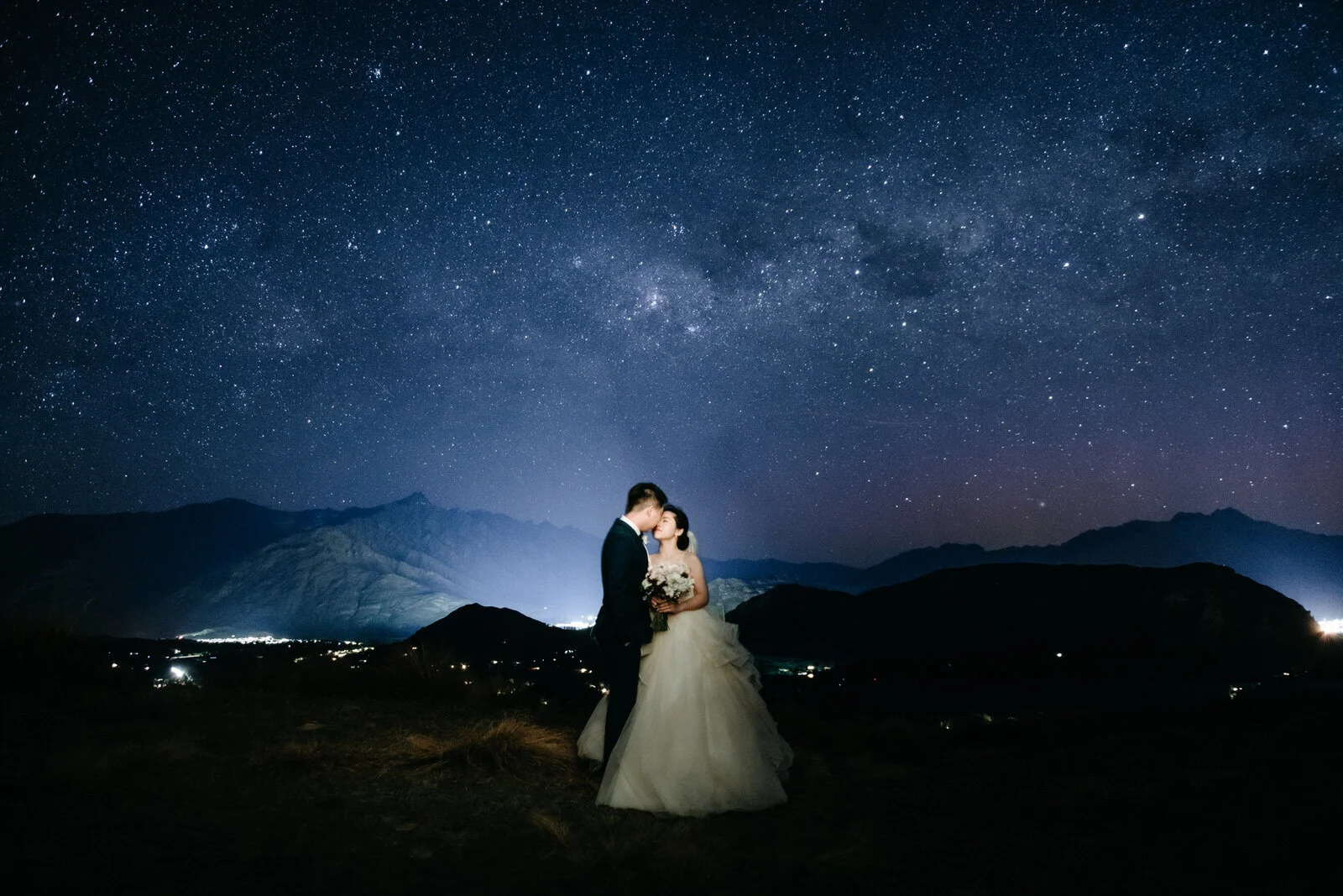 Nicole and Marcus' Queenstown Heli Pre-Wedding Photoshoot
