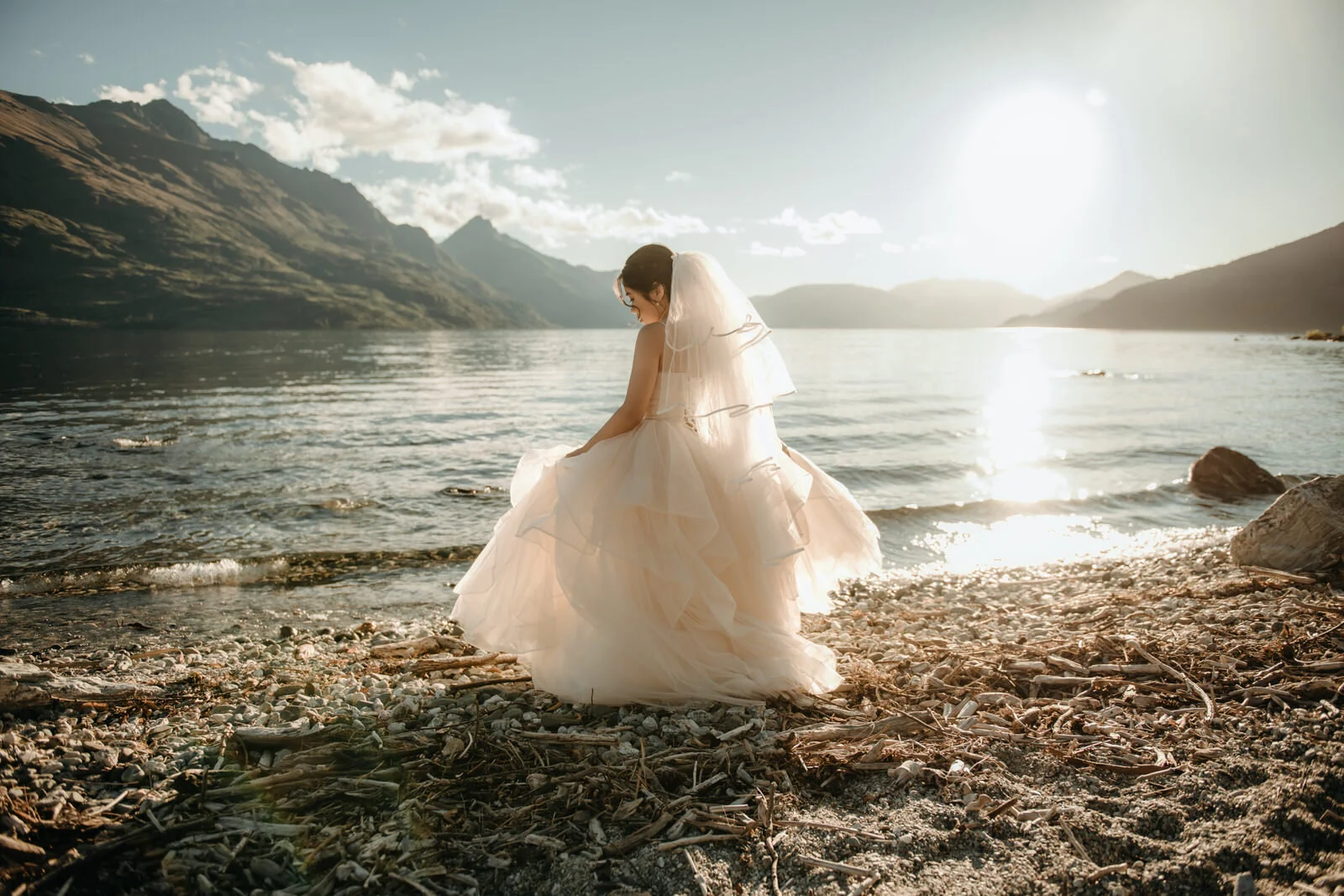 Nicole and Marcus' Queenstown Heli Pre-Wedding Photoshoot