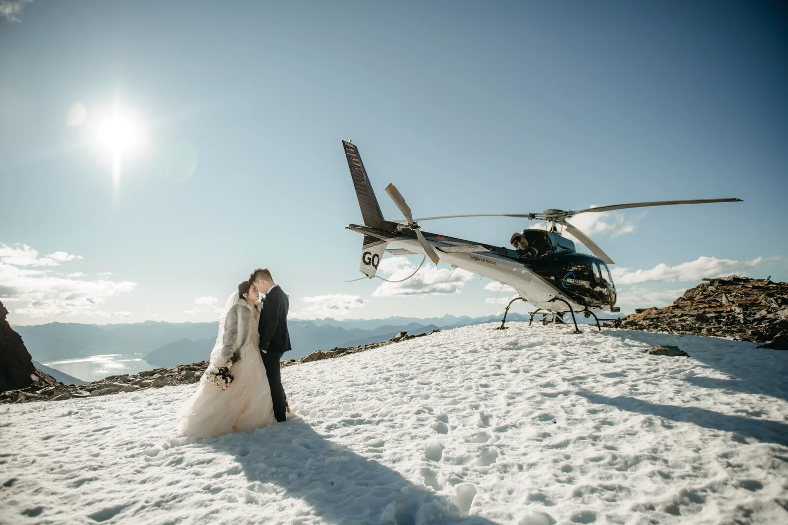 Nicole and Marcus' Queenstown Heli Pre-Wedding Photoshoot