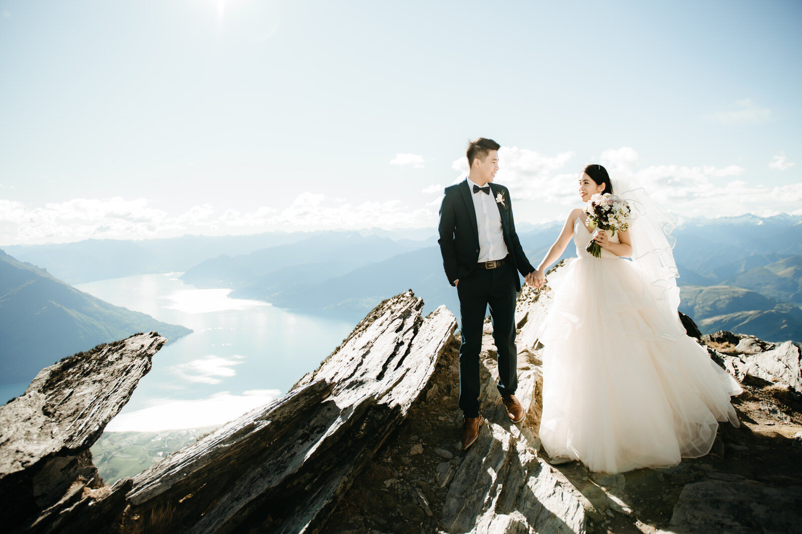 Nicole and Marcus' Queenstown Heli Pre-Wedding Photoshoot