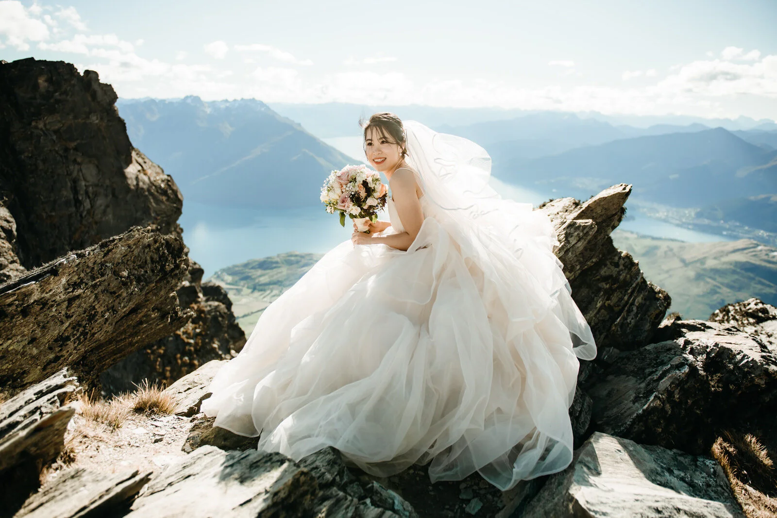 Nicole and Marcus' Queenstown Heli Pre-Wedding Photoshoot
