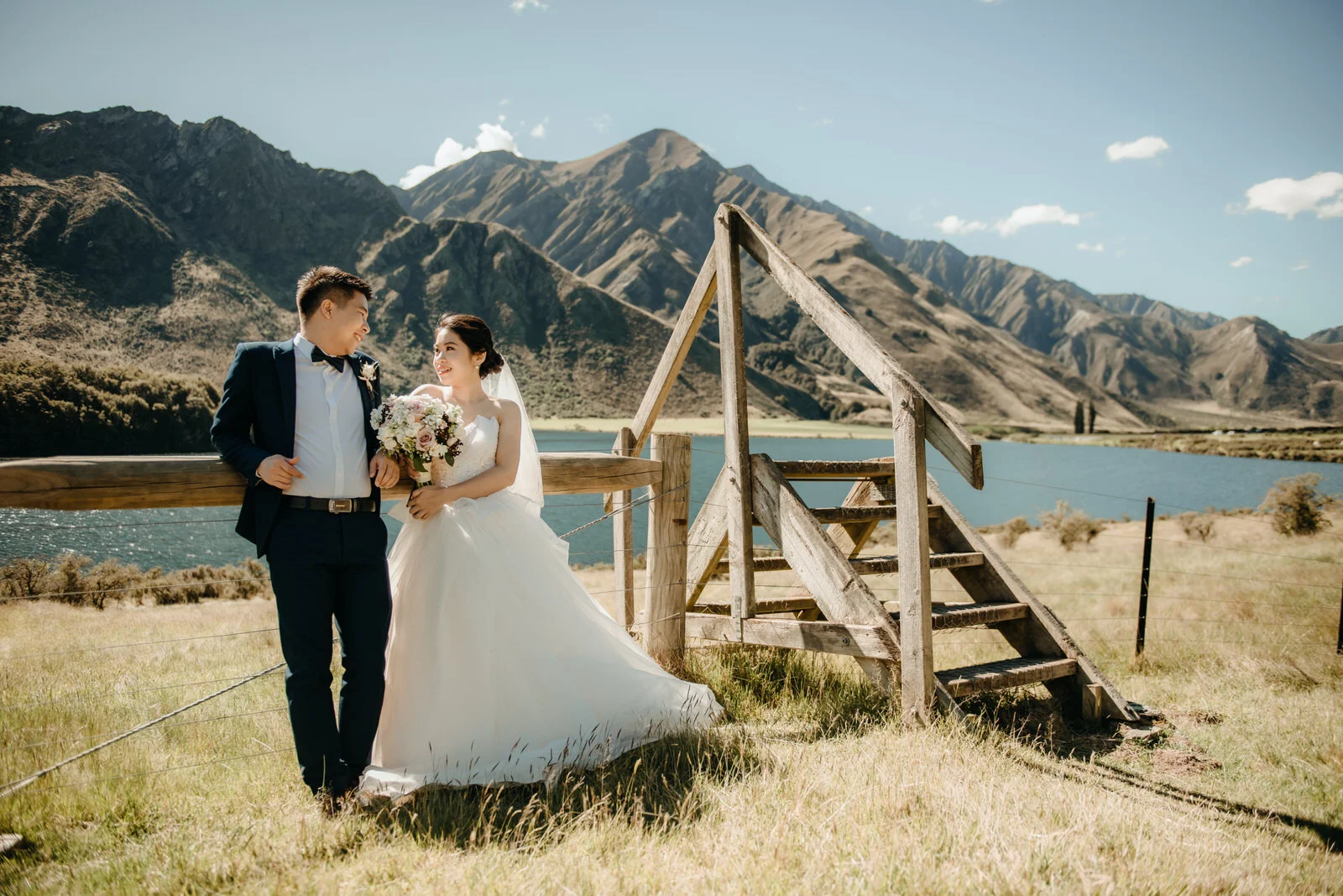 Nicole and Marcus' Queenstown Heli Pre-Wedding Photoshoot