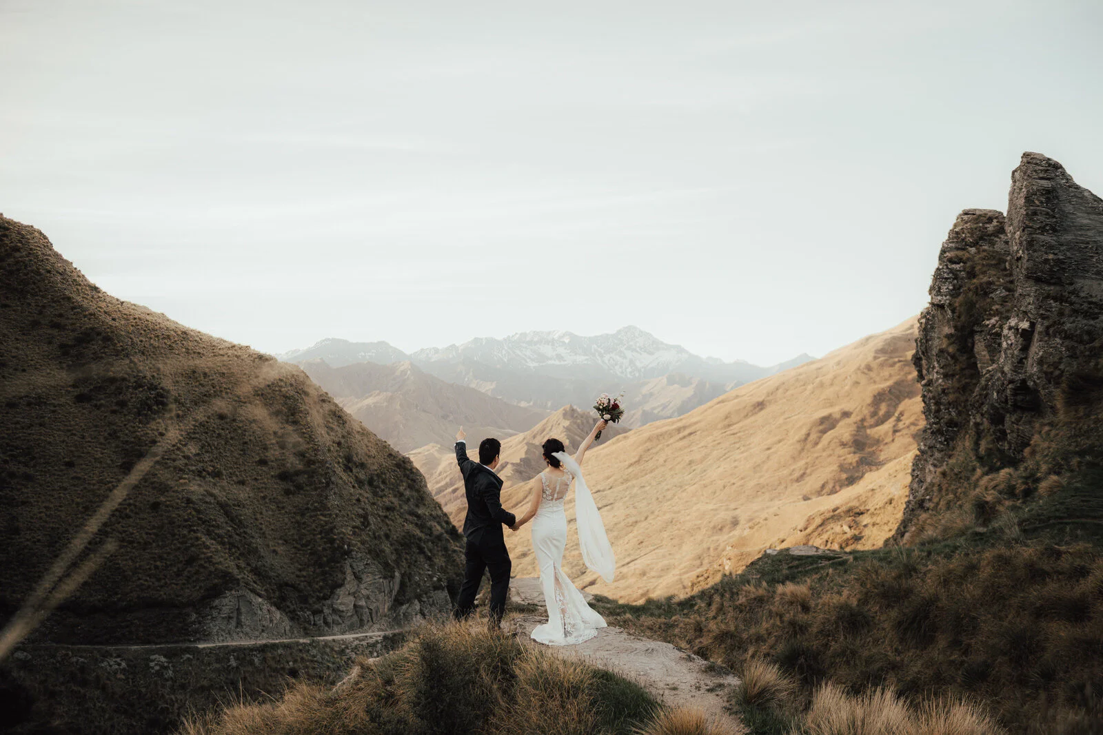 Queenstown Moke Lake Elopement Wedding Photographer