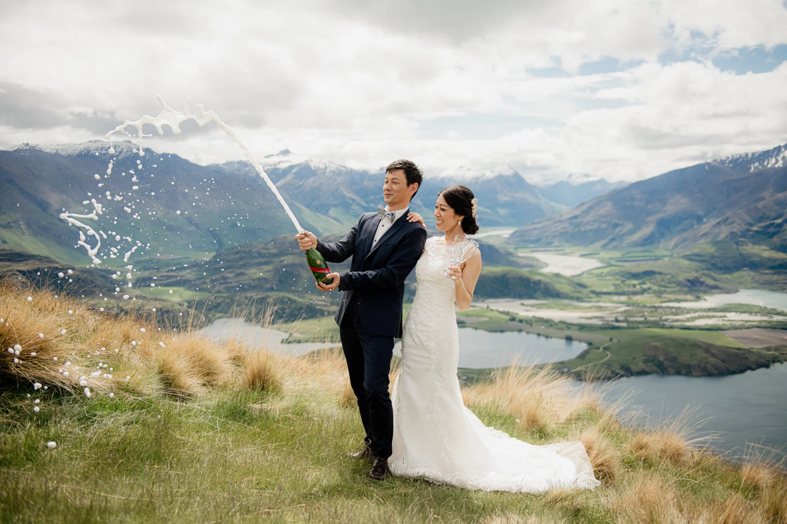 Coromandel Peak Heli Pre-Wedding Shoot