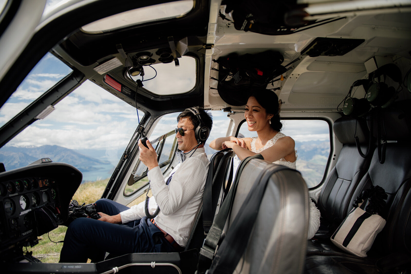 Coromandel Peak Heli Pre-Wedding Shoot