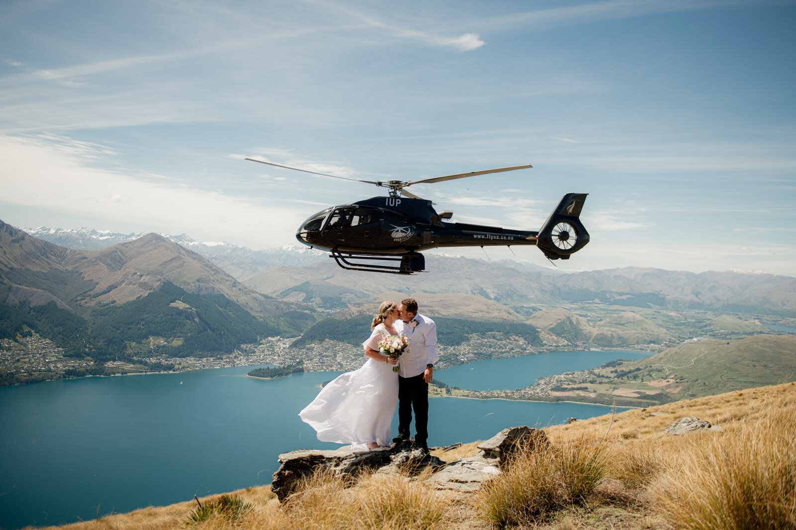 Queenstown Cecil Peak Heli Wedding Elopement