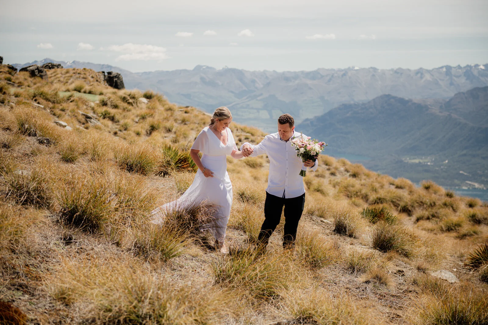 Queenstown Cecil Peak Heli Wedding Elopement